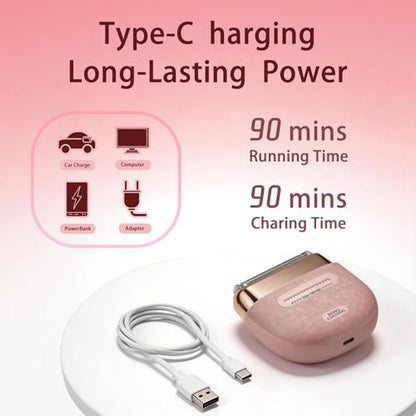 Electric Razors for Women – Cordless Rechargeable Foil Shaver & Precision Body Trimmer for Bikini Line, Face, Underarms, Legs, Arms, Lips – Travel-Friendly & Home Compatible Avelisse
