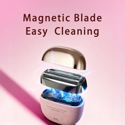 Electric Razors for Women – Cordless Rechargeable Foil Shaver & Precision Body Trimmer for Bikini Line, Face, Underarms, Legs, Arms, Lips – Travel-Friendly & Home Compatible Avelisse