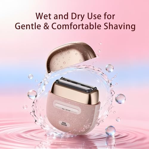 Electric Razors for Women – Cordless Rechargeable Foil Shaver & Precision Body Trimmer for Bikini Line, Face, Underarms, Legs, Arms, Lips – Travel-Friendly & Home Compatible Avelisse