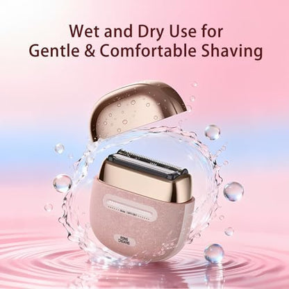 Electric Razors for Women – Cordless Rechargeable Foil Shaver & Precision Body Trimmer for Bikini Line, Face, Underarms, Legs, Arms, Lips – Travel-Friendly & Home Compatible Avelisse