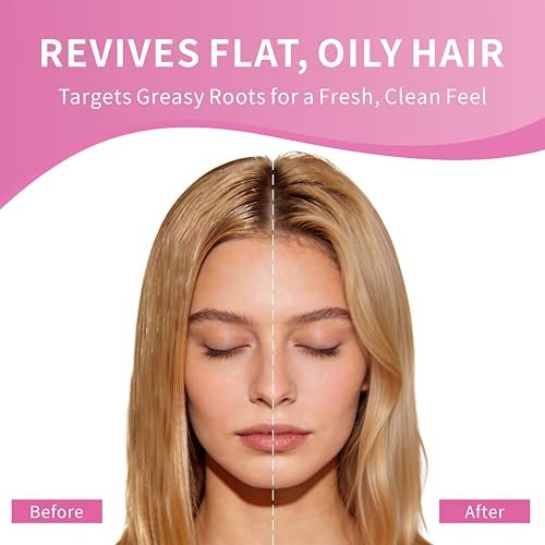 SAISZE Dry Shampoo Powder for Women - Non-Aerosol Oil Absorbing & Volumizing Powder for Light Hair Colors, Travel Size (1.05 Oz) - görsel 4