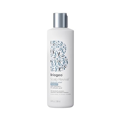 Briogeo Scalp Revival Dandruff Relief Shampoo with Charcoal + 3% Salicylic Acid - Daily Anti-Dandruff Shampoo for Flakes, Itch & Irritation - Color-Safe - Vegan & Cruelty-Free - 8.4 fl oz Avelisse