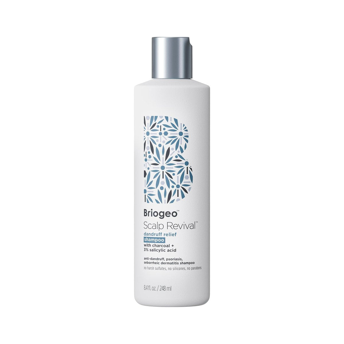 Briogeo Scalp Revival Dandruff Relief Shampoo with Charcoal + 3% Salicylic Acid - Daily Anti-Dandruff Shampoo for Flakes, Itch & Irritation - Color-Safe - Vegan & Cruelty-Free - 8.4 fl oz Avelisse