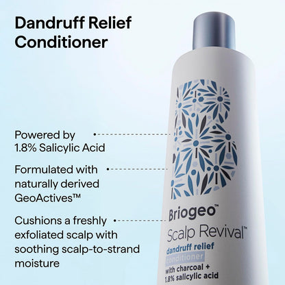 Briogeo Scalp Revival Dandruff Relief Conditioner with Charcoal & 1.8% Salicylic Acid – Daily Anti-Dandruff Conditioner for Flakes, Itch & Irritation – Color-Safe, Vegan & Cruelty-Free – 8.4 fl oz Avelisse