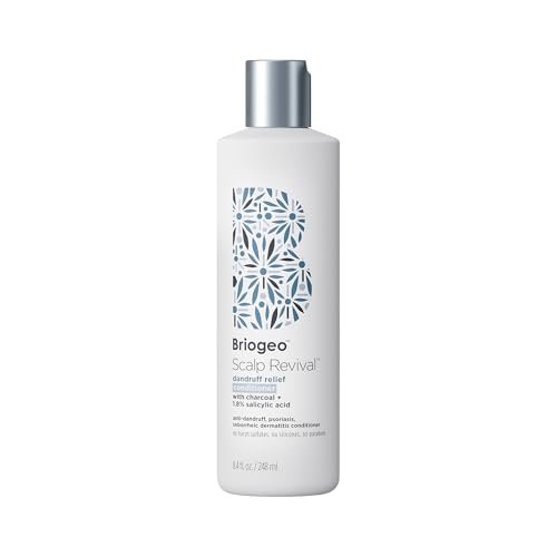 Briogeo Scalp Revival Dandruff Relief Conditioner with Charcoal & 1.8% Salicylic Acid – Daily Anti-Dandruff Conditioner for Flakes, Itch & Irritation – Color-Safe, Vegan & Cruelty-Free – 8.4 fl oz Avelisse