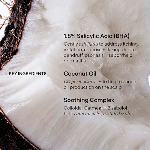 Briogeo Scalp Revival Dandruff Relief Conditioner with Charcoal & 1.8% Salicylic Acid – Daily Anti-Dandruff Conditioner for Flakes, Itch & Irritation – Color-Safe, Vegan & Cruelty-Free – 8.4 fl oz Avelisse