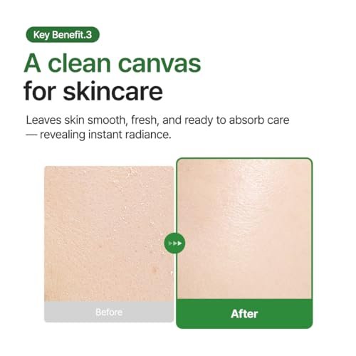 PURITO PEEL SHOT Exfoliating Pad – Charcoal & Enzyme Deep Clean for Blackheads, Whiteheads & Pores – Gentle Daily Exfoliation for Instant Glow & Smooth Texture – Korean Skincare, 8 Pads - görsel 12