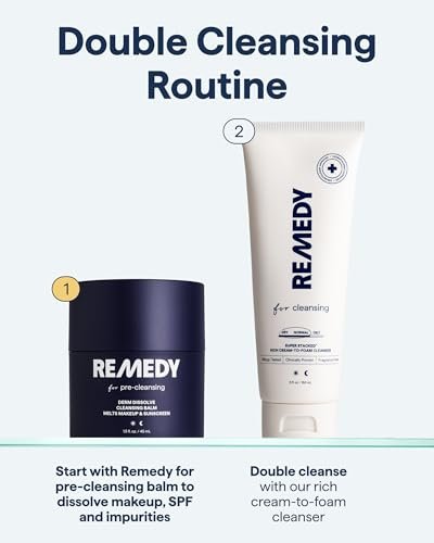 Derm Dissolve Cleansing Balm – Pre-Cleansing Remedy Melts Makeup & Sunscreen, Fragrance Free with Ceramides, Safflower Lipids & Centella, by Dermatologist Dr. Shah, 1.5 Fl Oz - görsel 18