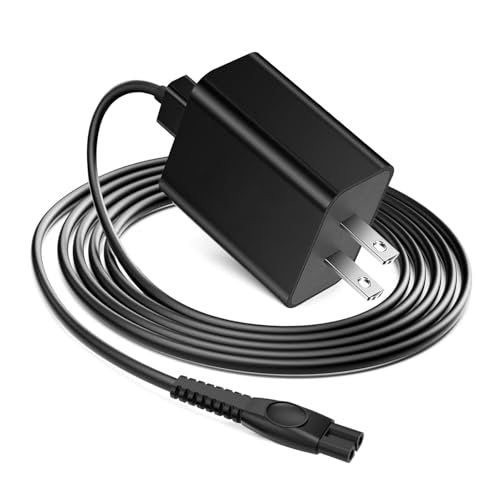 5V USB Fast Charger for Philips Norelco OneBlade 360 QP2724, QP2834, Series 2000, 2400, MG7910, MG5910, MG9510, MG9520, MG5900, MG9525, QP4631, QP6552, QP6542, 1324, QP4530 Shaver Charging Cable Cord - 3 Feet Black - görsel 2