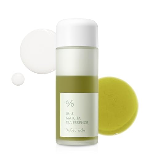 Dr.Ceuracle Jeju Matcha Tea Essence - Skin Purifying Milky Toner with Matcha Extract, 9-Peptide, Ceramide, Korean Skincare Essence (150 ml / 5.07 fl. oz.) Avelisse