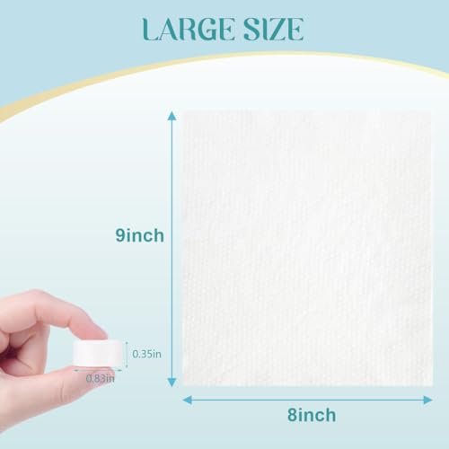 AIDEA Compressed Towels, Mini Portable Coin Face Towels, 100 Count Disposable Compressed Tissues for Travel, Camping, Home and Outdoor Activities - görsel 4