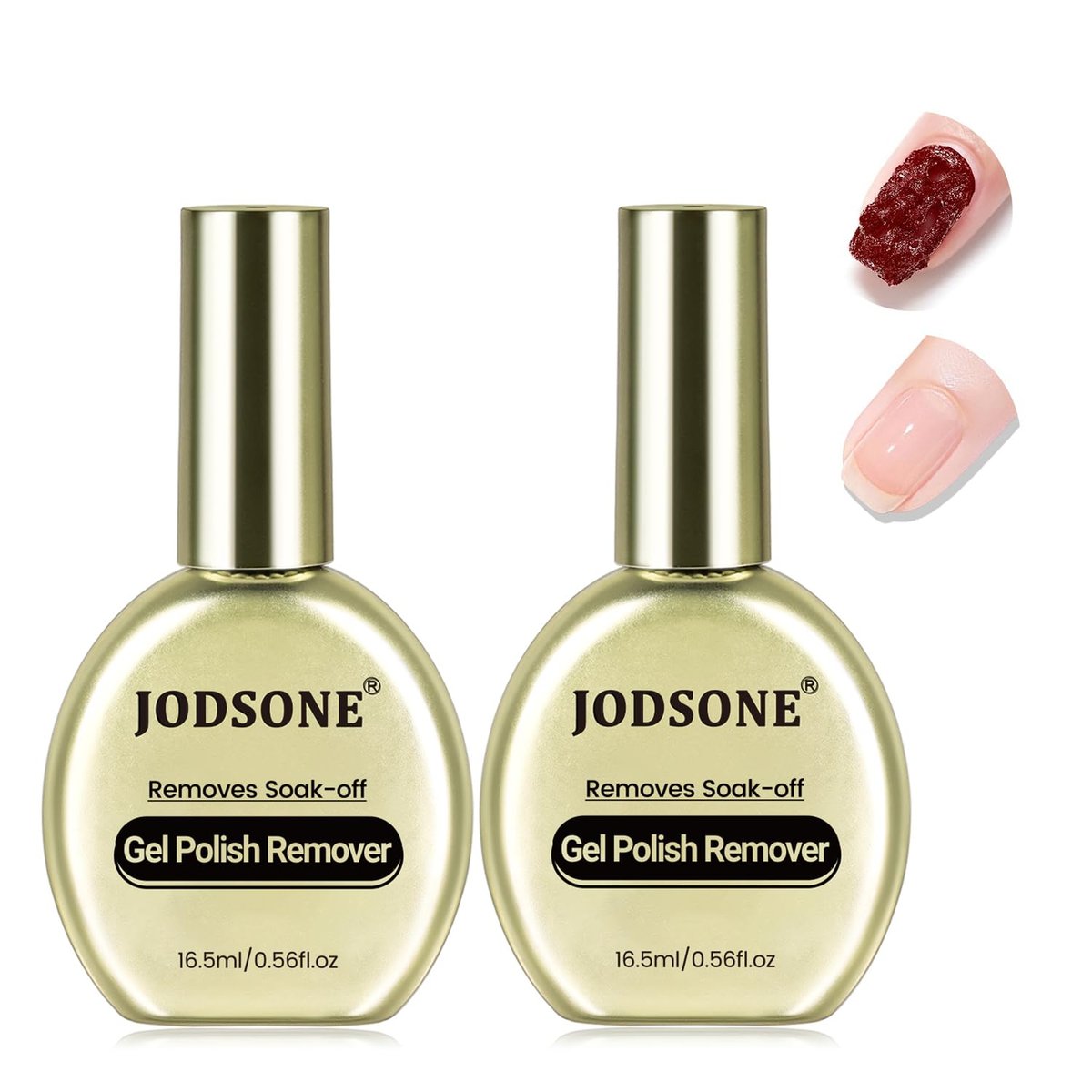 JODSONE 16.5ml 2Pcs Gel Nail Polish Remover – No Soaking or Wrapping, Easy & Quick Removal at Home - görsel 1