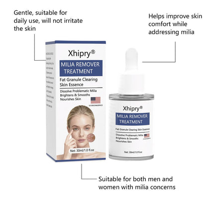 Milia Remover for Face - Milia Bump Remover Under Eye, Spot Treatment Serum with Salicylic Acid, Milia Acne Cream 30ml Avelisse