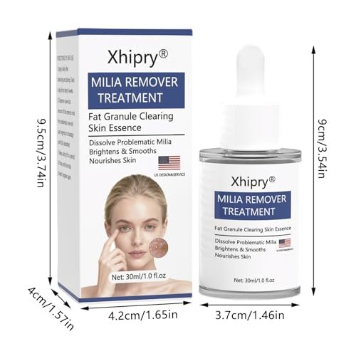 Milia Remover for Face - Milia Bump Remover Under Eye, Spot Treatment Serum with Salicylic Acid, Milia Acne Cream 30ml Avelisse