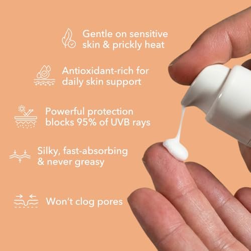 Baie Botanique Mineral Sunscreen SPF 30 – Natural Zinc Oxide Sun Cream for Sensitive Skin, Vegan & Non-Nano, with Vitamin C, Apricot Oil & Hyaluronic Acid – 100g - görsel 6