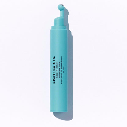 Eight Saints Tide & True Peptide Eye Serum - Under Eye Roller Ball for Puffiness, Dark Circles & Fine Lines with Peptides, Hyaluronic Acid, Reishi Mushroom, 0.5 fl oz Avelisse