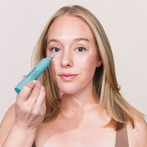 Eight Saints Tide & True Peptide Eye Serum - Under Eye Roller Ball for Puffiness, Dark Circles & Fine Lines with Peptides, Hyaluronic Acid, Reishi Mushroom, 0.5 fl oz Avelisse