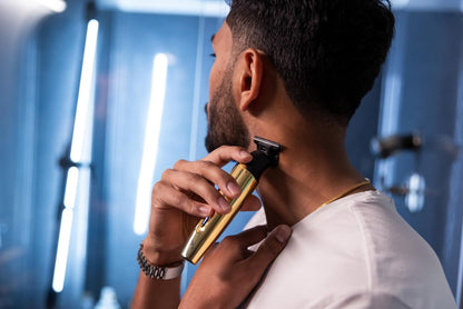 Andis Insight Slim Cordless Hair Trimmer – Gold, 9-Piece Kit, Stainless Steel T-Blade, Lithium-Ion Battery Avelisse