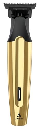 Andis Insight Slim Cordless Hair Trimmer – Gold, 9-Piece Kit, Stainless Steel T-Blade, Lithium-Ion Battery Avelisse