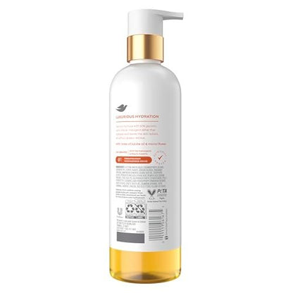 Dove Serum+ Shower Oil Body Wash with Jojoba & Monoi Flower Oils, Radiance Hydrating Cleanser, 15.3 fl oz Avelisse
