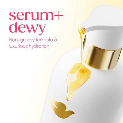 Dove Serum+ Shower Oil Body Wash with Coconut & Geranium Oil, Dewy Hydrating Cleanser for Soft Skin, 15.3 fl oz Avelisse