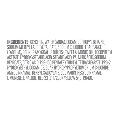 Dove Serum+ Shower Oil Body Wash with Glycerin Serum, Almond Oil & Sandalwood, Soothing Hydrating Cleanser, 15.3 fl oz