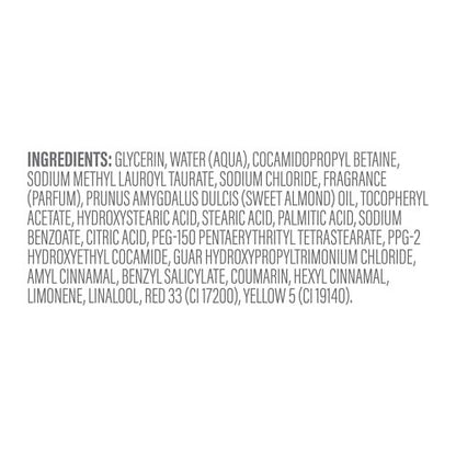 Dove Serum+ Shower Oil Body Wash with Glycerin Serum, Almond Oil & Sandalwood, Soothing Hydrating Cleanser, 15.3 fl oz