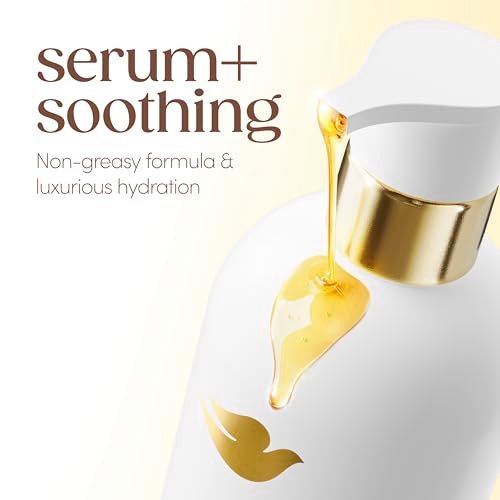 Dove Serum+ Shower Oil Body Wash with Glycerin Serum, Almond Oil & Sandalwood, Soothing Hydrating Cleanser, 15.3 fl oz - görsel 6