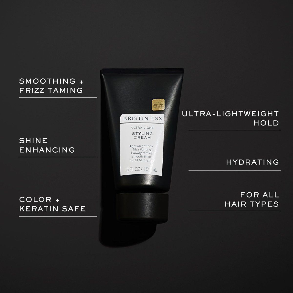 Kristin Ess Ultra Light Styling Curl Cream - Lightweight Hold, Frizz Control & Shine for Defined Curls and Waves - Vegan & Color Safe - görsel 10