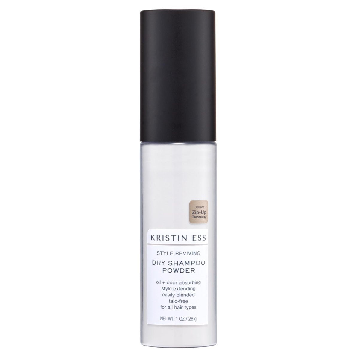 Kristin Ess Travel Size Dry Shampoo Powder for Oily Hair - Fresh Pear Fragrance - Non-Aerosol Style Extender - Sulfate Free, Color Safe, Vegan & Clean - Lightweight - Easily Blends In Dark Hair - görsel 1