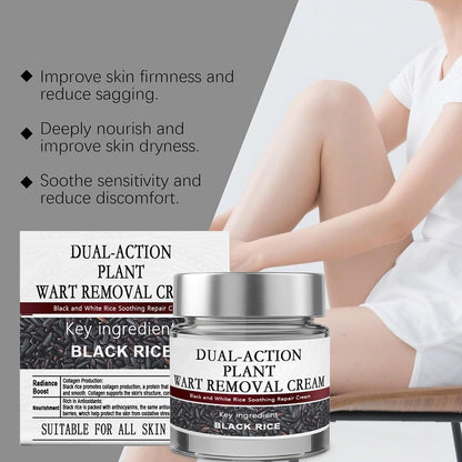 KeraErase Dual-Action Renewal Cream – Black & White Rice Soothing Repair Body Serum, All Skin Types, 2-Pack Avelisse