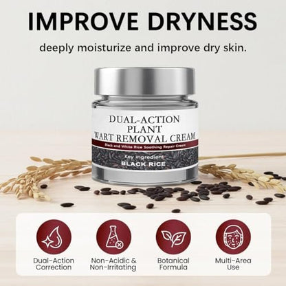 KeraErase Dual-Action Renewal Cream – Black & White Rice Soothing Repair Body Serum, All Skin Types, 2-Pack Avelisse