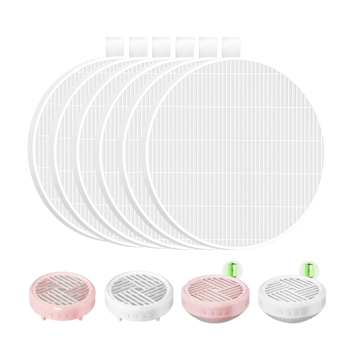 6-Pack HPro Nail Dust Collector Replacement Filters - Compatible with MelodySusie HPro/SProR Models Avelisse
