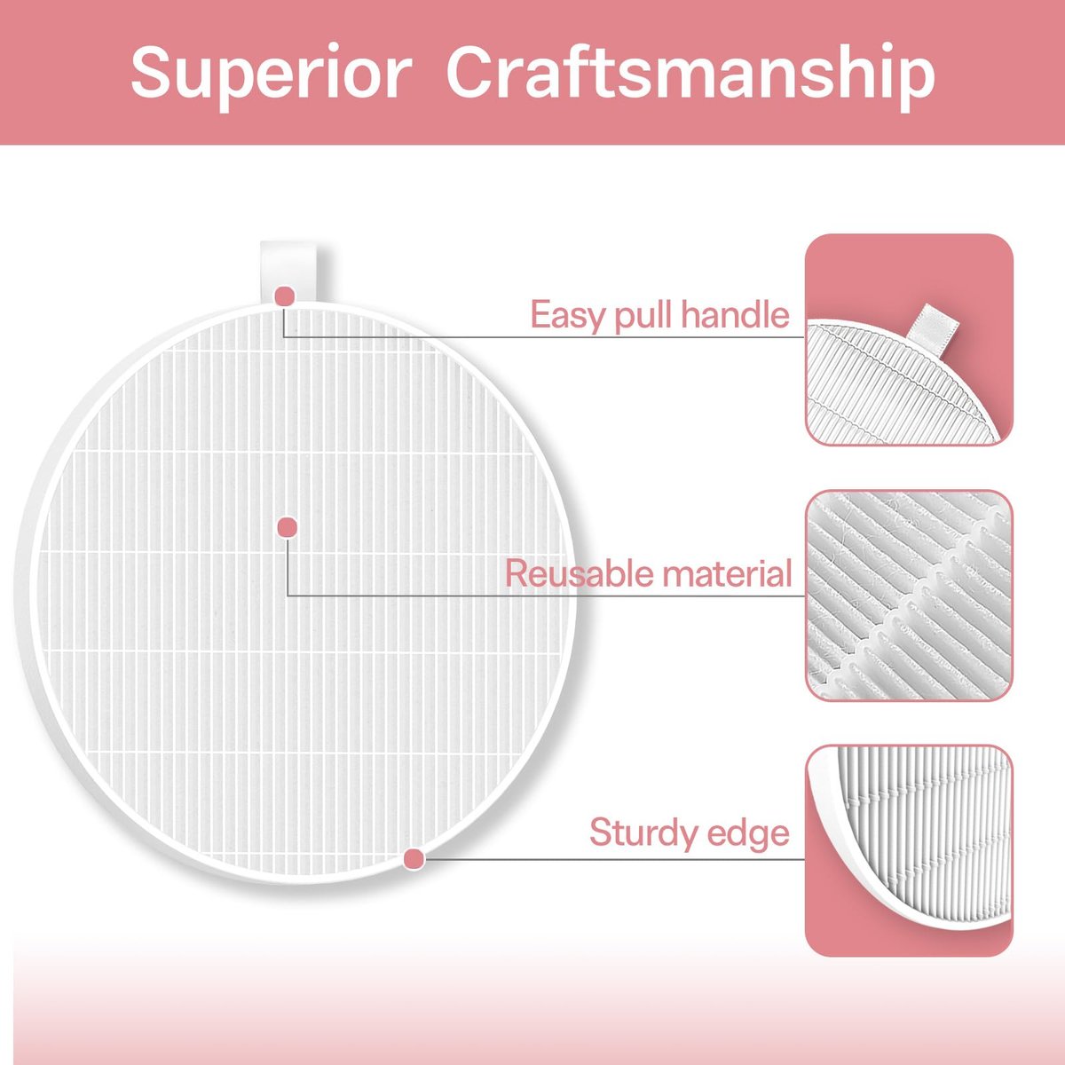 6-Pack HPro Nail Dust Collector Replacement Filters - Compatible with MelodySusie HPro/SProR Models Avelisse