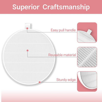 6-Pack HPro Nail Dust Collector Replacement Filters - Compatible with MelodySusie HPro/SProR Models Avelisse
