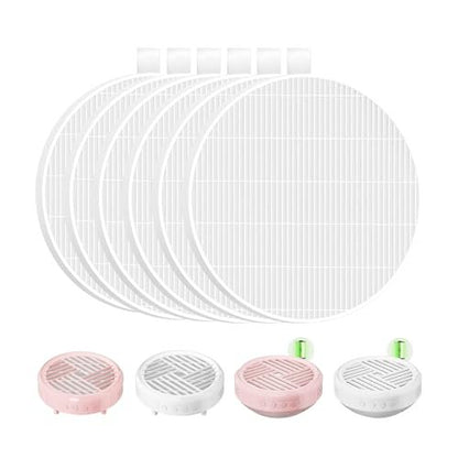 6-Pack HPro Nail Dust Collector Replacement Filters - Compatible with MelodySusie HPro/SProR Models Avelisse