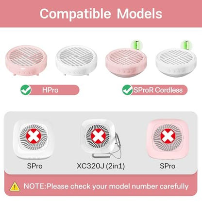 6-Pack HPro Nail Dust Collector Replacement Filters - Compatible with MelodySusie HPro/SProR Models Avelisse