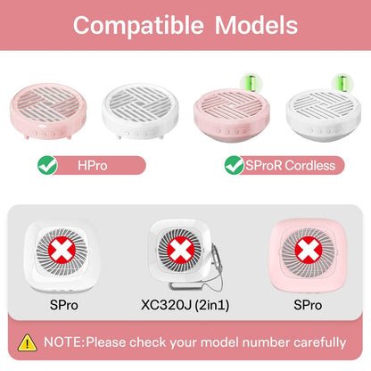 6-Pack HPro Nail Dust Collector Replacement Filters - Compatible with MelodySusie HPro/SProR Models Avelisse