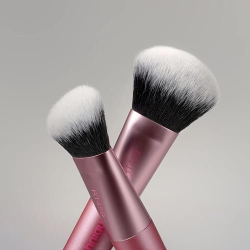 Real Techniques Ultimate Multi Tasker Brush - Dual-Ended Makeup Brush for Foundation, Blush, Bronzer & Powder, Precision Sculpting & Blending, UltraPlush Bristles, Cruelty-Free, 1 Count - görsel 12