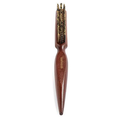 GranNaturals Hard Bristle Teasing Hair Brush for Women – Stiff Slick Back Comb with Rat Tail Pick for Sectioning, Edge Control, Backcombing, and Volume for Fine Hair