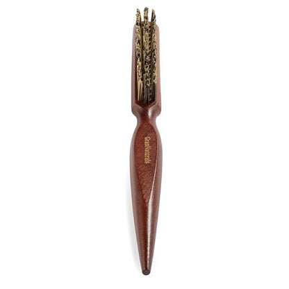 GranNaturals Hard Bristle Teasing Hair Brush for Women – Stiff Slick Back Comb with Rat Tail Pick for Sectioning, Edge Control, Backcombing, and Volume for Fine Hair