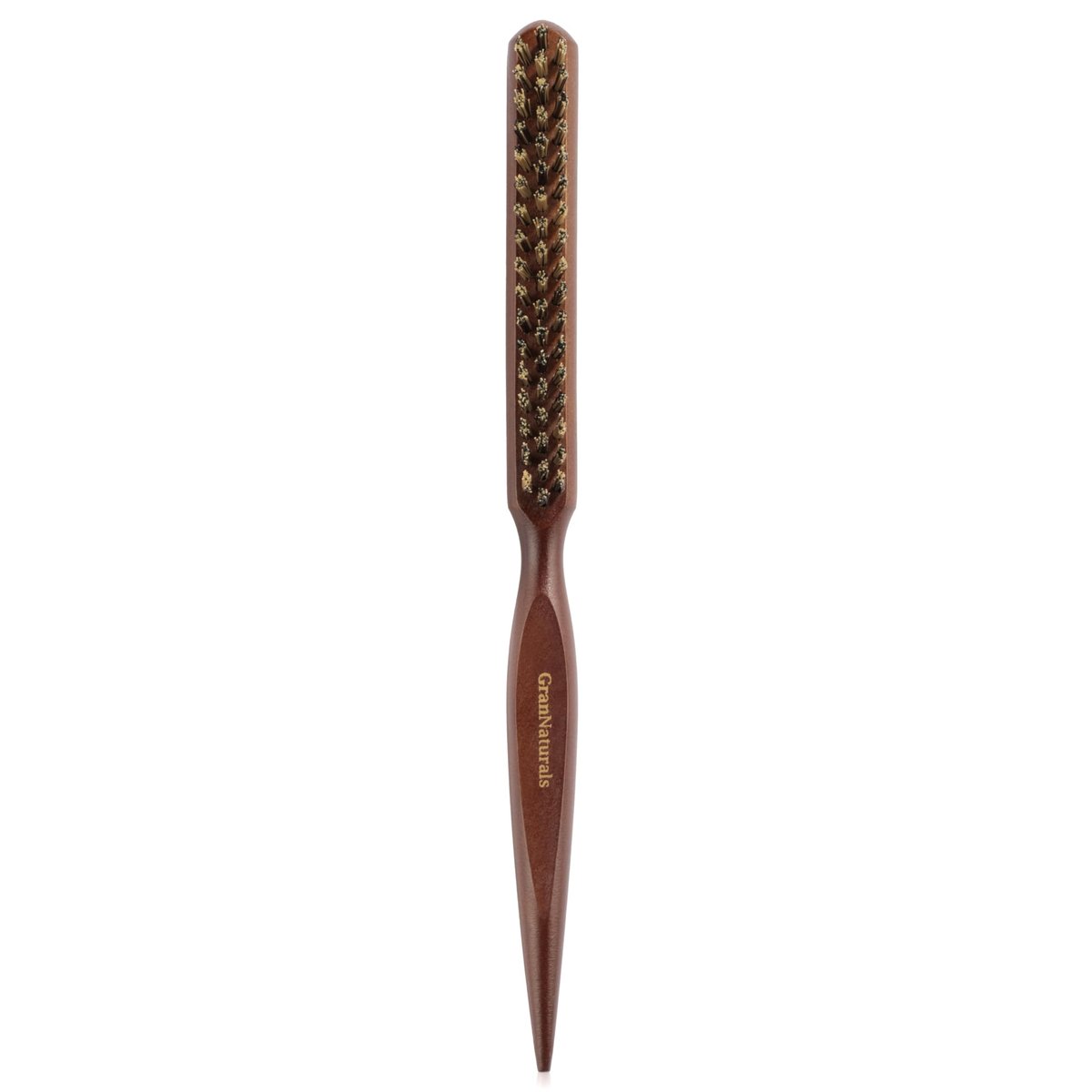 GranNaturals Hard Bristle Teasing Hair Brush for Women – Stiff Slick Back Comb with Rat Tail Pick for Sectioning, Edge Control, Backcombing, and Volume for Fine Hair - görsel 7