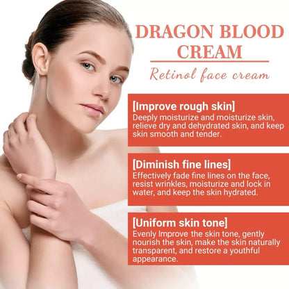 Dragons Blood Cream with Retinol - Nourishing & Firming Face Moisturizer for All Skin Types Avelisse