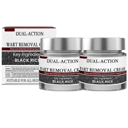 KeraErase Dual-Action Renewal Cream – Black & White Rice Soothing Repair Cream for Smooth, Refined Skin (2-Pack) Avelisse