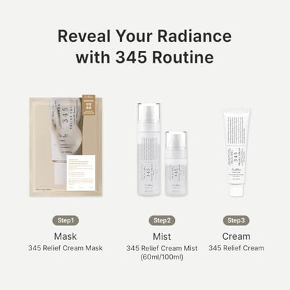 Dr.Althea 345 Relief Cream & Mist Duo - Soothing Recovery & Moisture for Sensitive Skin - Korean Vegan Skin Care Set Avelisse