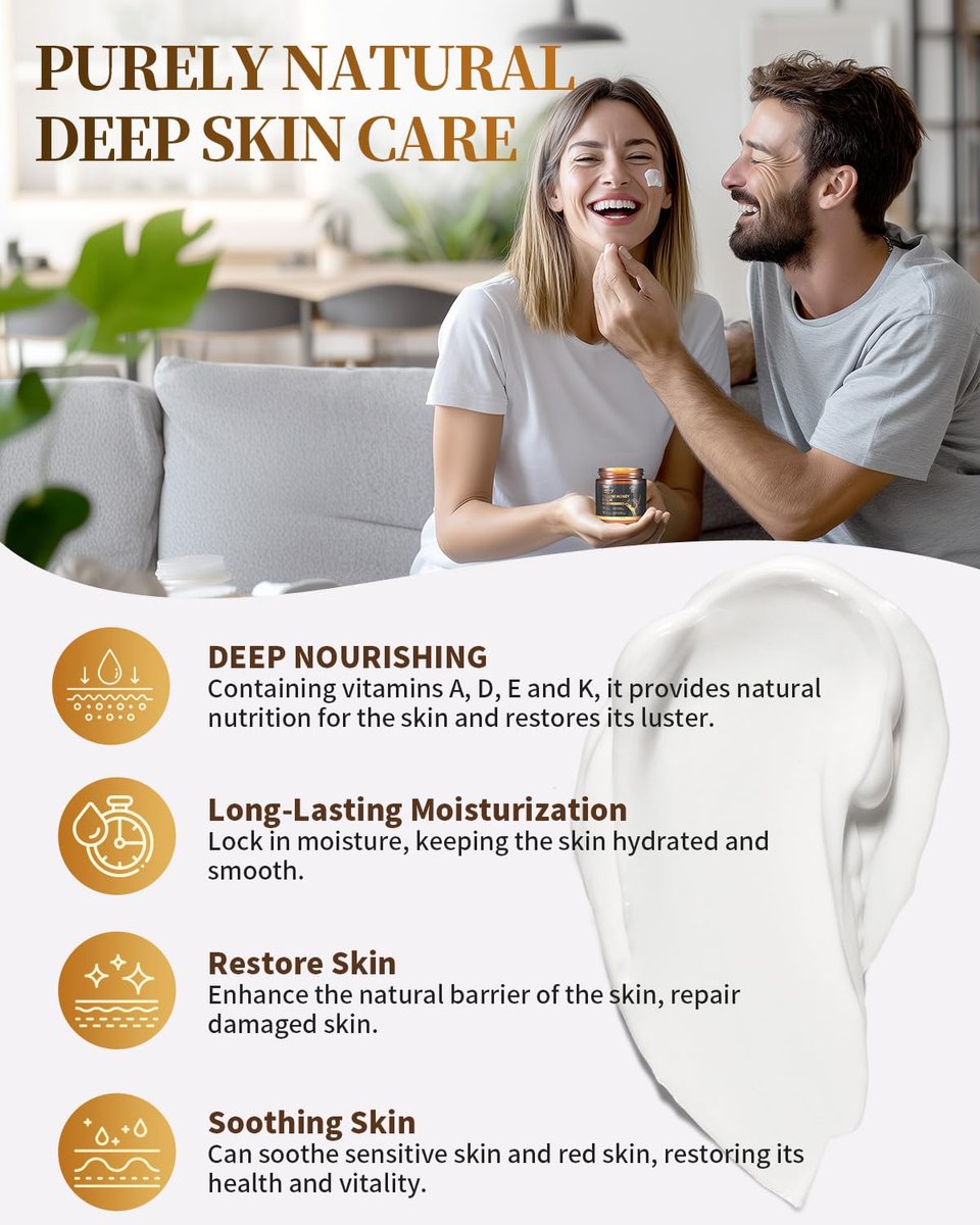 Whipped Beef Tallow for Skin - Grass Fed Tallow Balm with Raw Honey, Unscented Face & Body Moisturizer for Dry Sensitive Skin, Eczema & Rosacea Relief, Non-Comedogenic, Fast Absorbing (4 oz) Avelisse