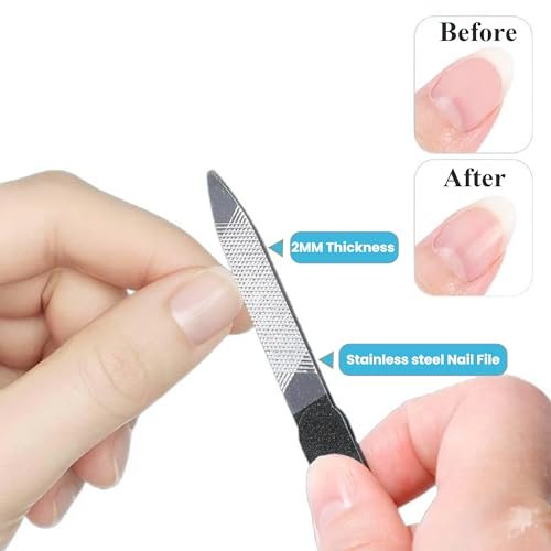Mornihima Toenail Clippers for Thick Toenails for Seniors - Angled Head, Heavy Duty, Ingrown Toenail Clippers with Wide Jaw, Sharp Slanted Nail Cutter - görsel 18