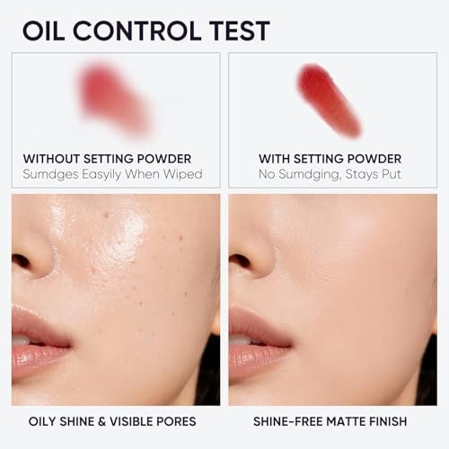 2CHILL Aqua Setting Powder - 45% Water Essence Translucent Loose Powder, Hydrating Matte Finish, Blurs Pores & Brightens Skin, Waterproof Sweat Resistant Oil Control (0.35 oz) Avelisse
