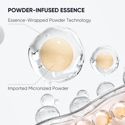 2CHILL Aqua Setting Powder - 45% Water Essence Translucent Loose Powder, Hydrating Matte Finish, Blurs Pores & Brightens Skin, Waterproof Sweat Resistant Oil Control (0.35 oz) Avelisse