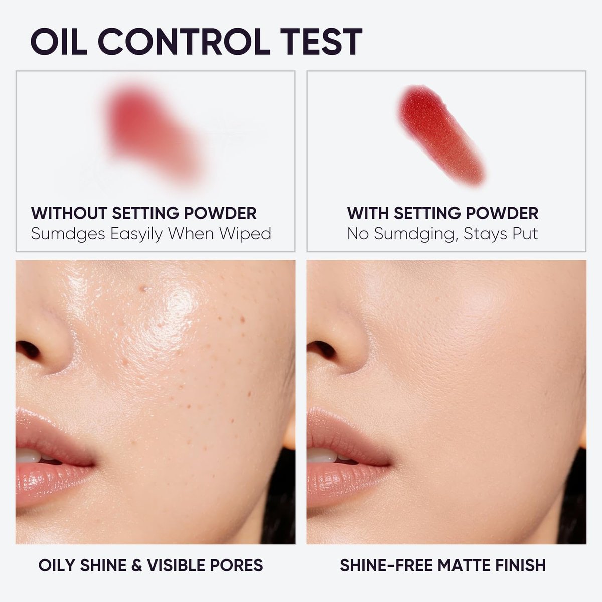 2CHILL Aqua Setting Powder - 45% Water Essence Translucent Loose Powder, Hydrating Matte Finish, Blurs Pores & Brightens Skin, Waterproof Sweat Resistant Oil Control (0.35 oz) Avelisse